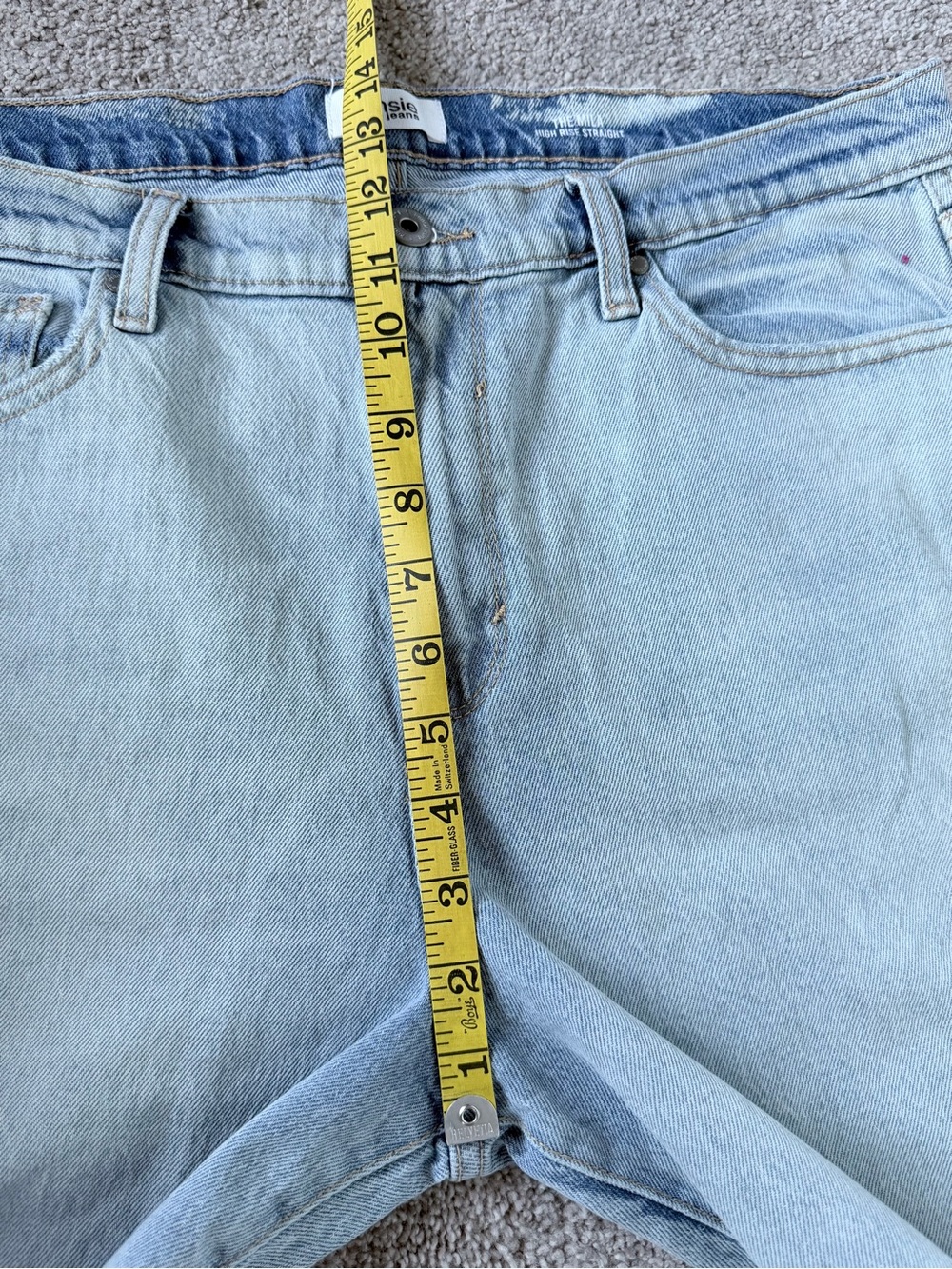Kensie Jeans High Rise Straight Leg Denim Classic 5-Pocket Jeans - Size 31 - Picture 7 of 9